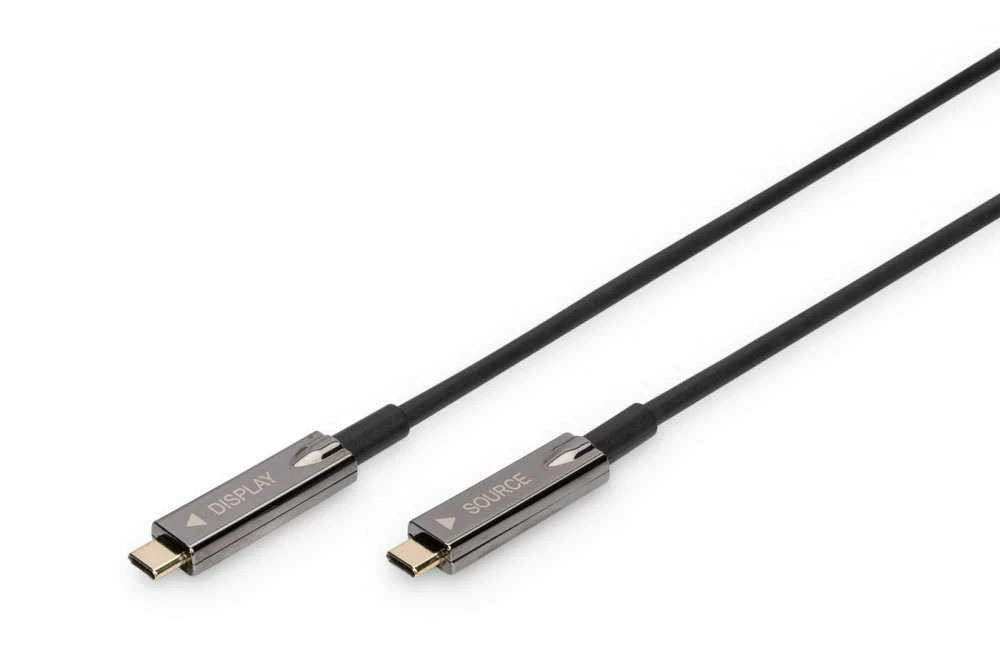 Digitus AOC USB 3.1 Type C/USB Type C hibridinis jungties kabelis 4K 60Hz 15m