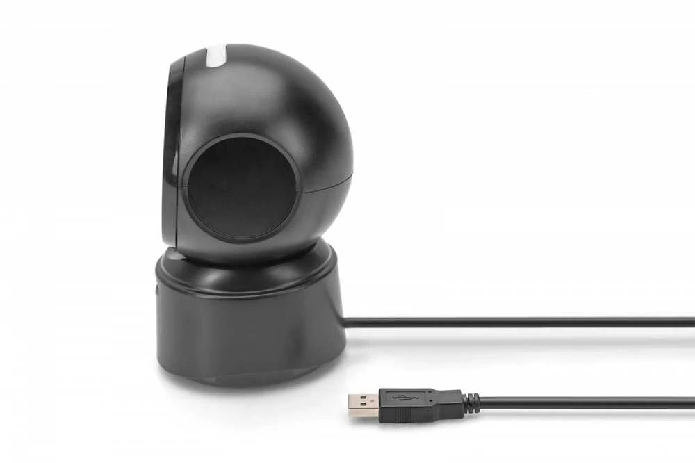 Digitus da-81005 czytnik kodów kreskowych przewodowy stacionarus usb-a 1.4m, 1d i 2d, zgodny su kodami qr