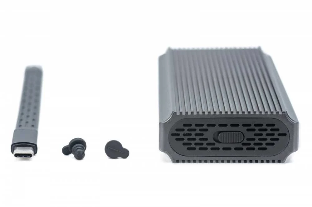 „Digitus DA-71158“ kietojo disko korpusas SSD korpusas pilkas m.2