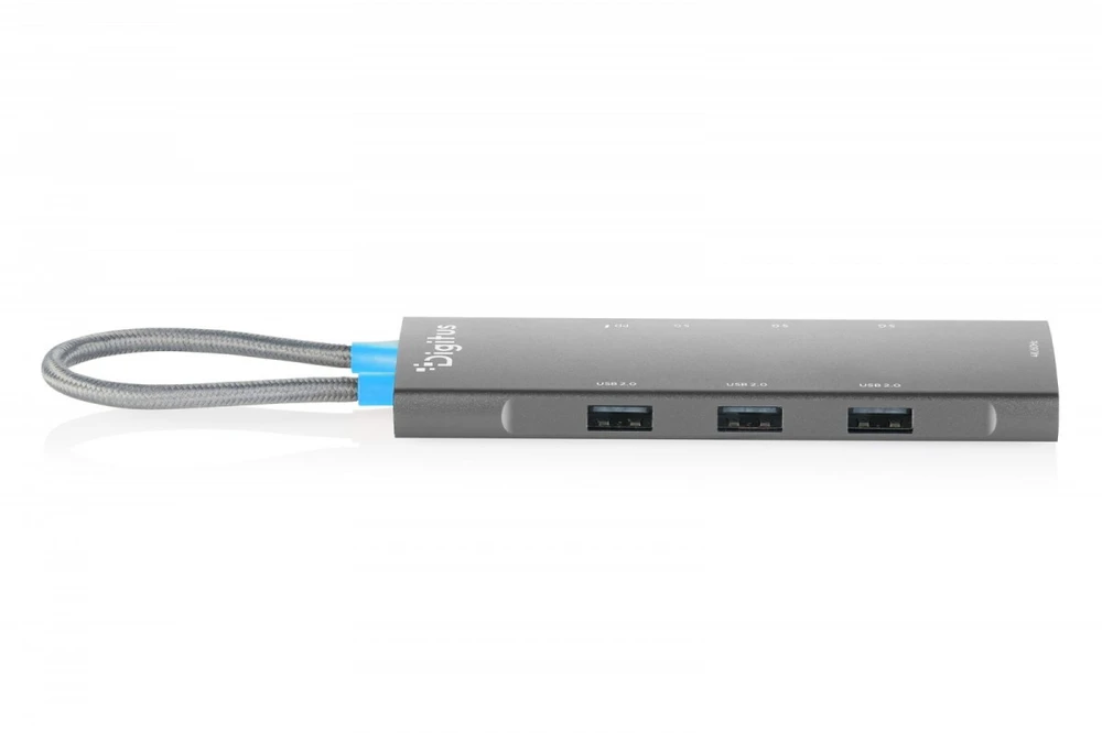 Stacja/replikator Digitus USB-C Docking Station, 8-Port, HDMI, USB, PD (DA-70920)