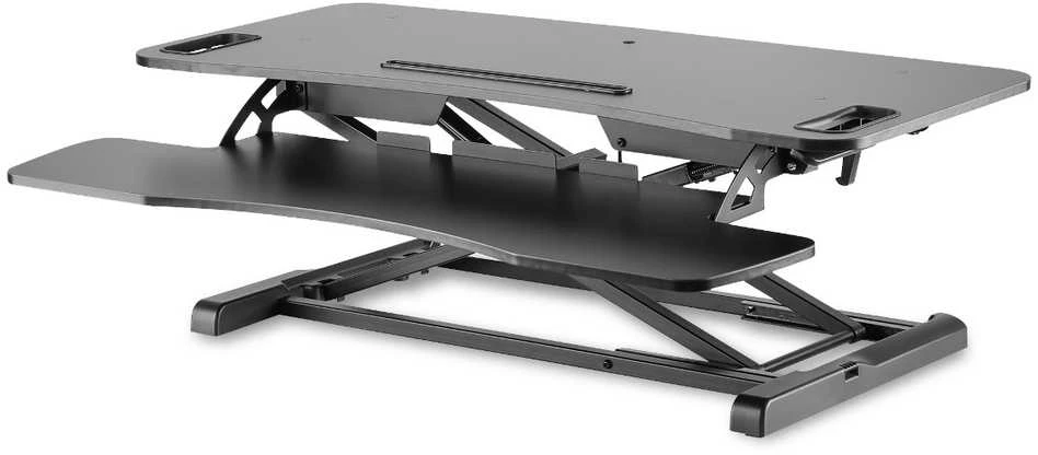 Digitus Ergonominis antstalis stalviršiui, darbinis paviršius: 950x615x106-460 mm, reguliuojamas, juodas