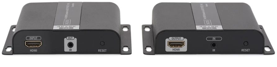 Digitus Extender hdmi ip/cat.5/6/7 120m 4k 30hz uhd poehdcp 1.4 ir audio (komplektas)