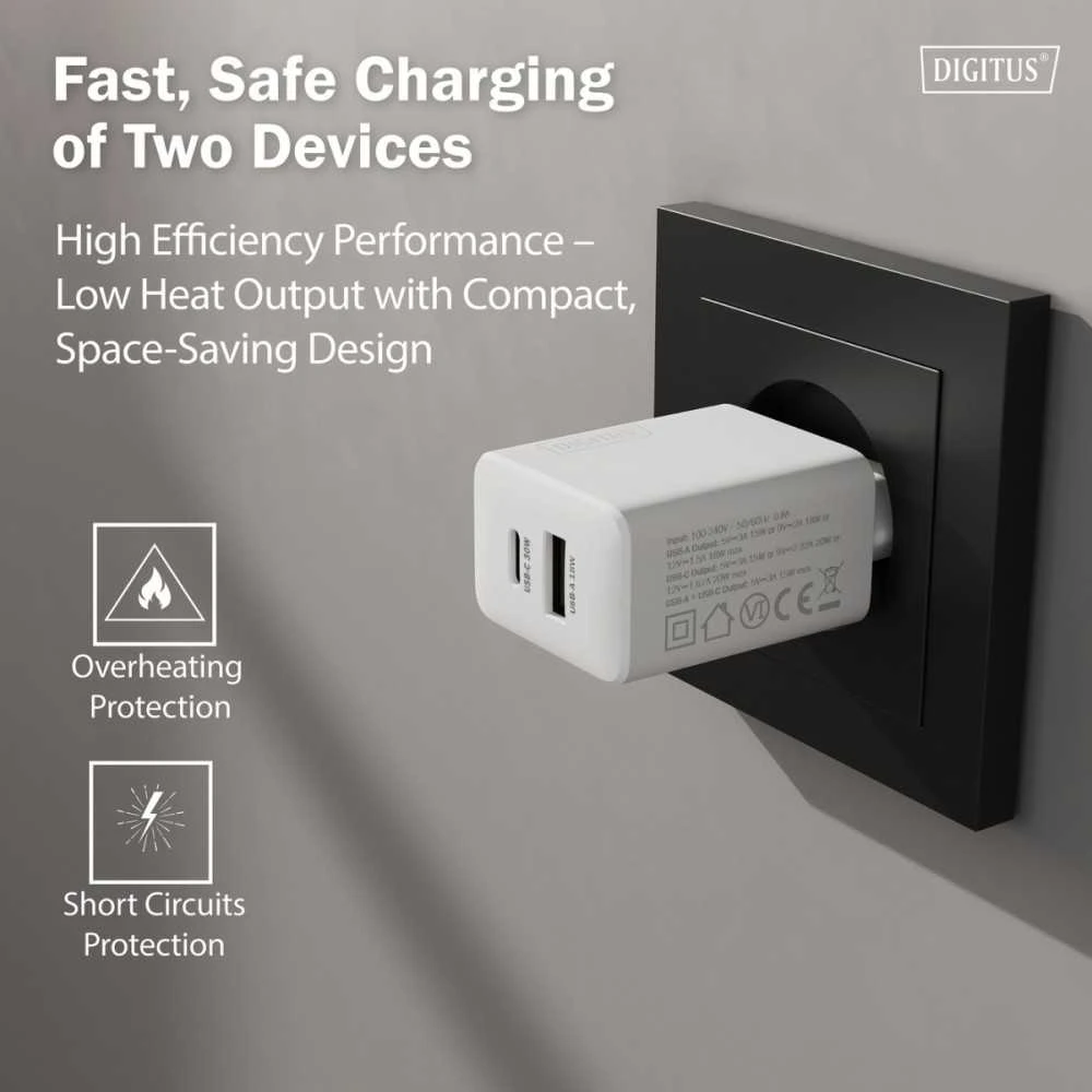 Digitus | Baterija charger, 30W | DA-10301