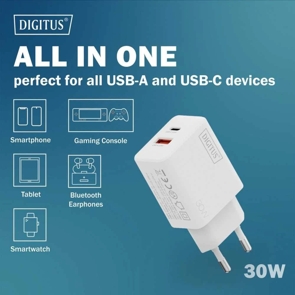 Digitus | Baterija charger, 30W | DA-10301