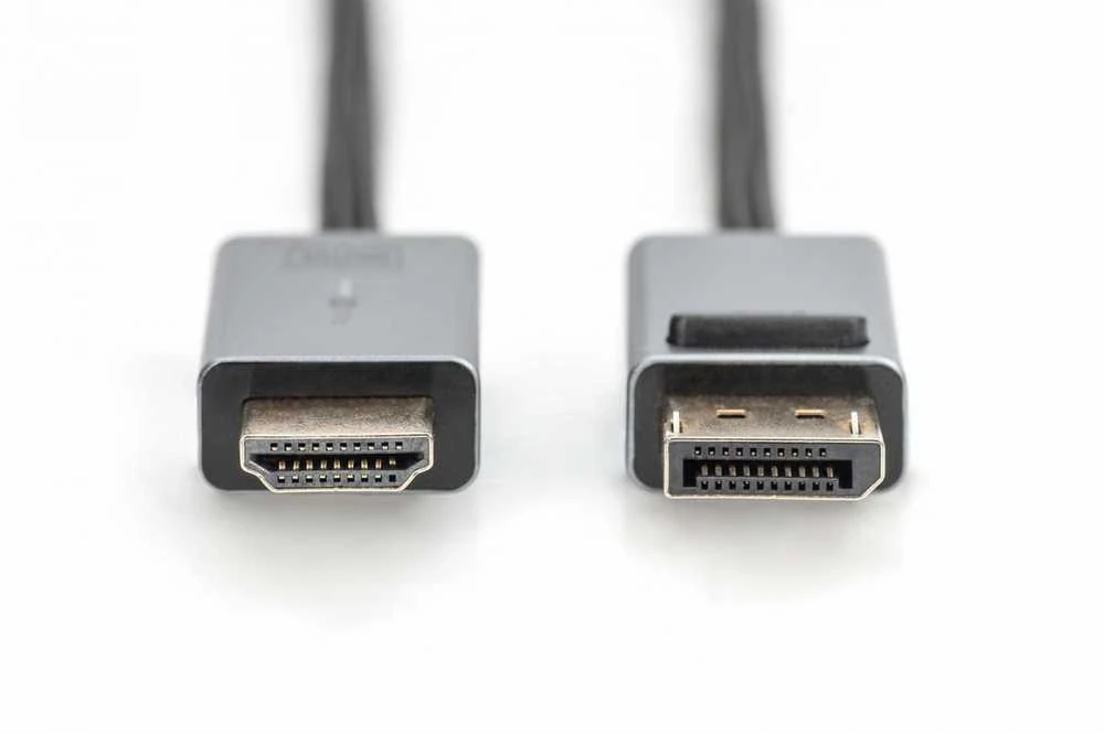 Digitus Kabelio adapterio ekrano prievadas – hdmi 4k 30hz dp/hdmi m/m 3m