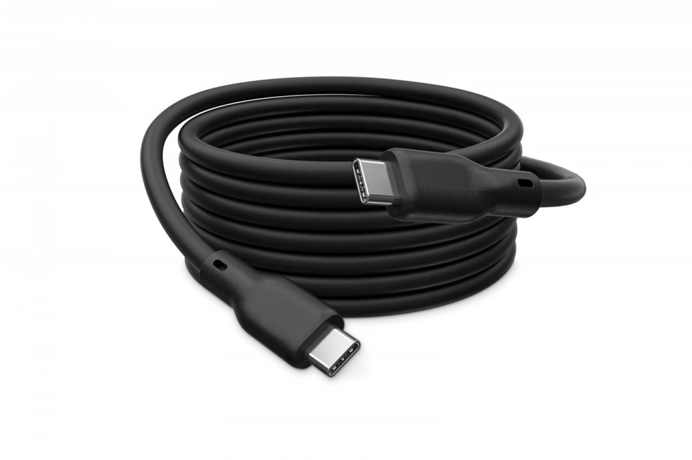 Digitus Digitus Kabelis silikonowy USB, USB4 wersja 2.0, USB 80 Gb/s, 0,5 m, juoda