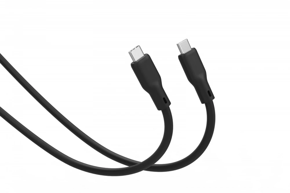 Digitus Digitus Kabelis silikonowy USB, USB4 wersja 2.0, USB 80 Gb/s, 0,5 m, juoda