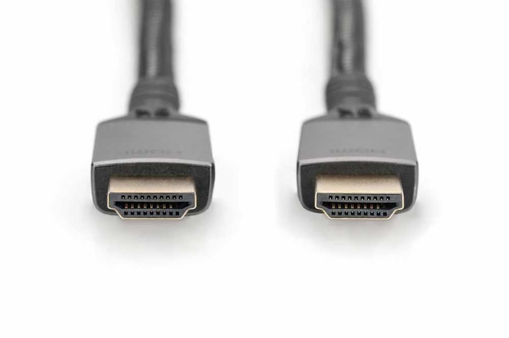 Digitus Aukščiausios kokybės HDMI 2.1 itin didelės spartos 8k60hz UHD jungiamasis kabelis HDMI A/A tipo M/M 3m juodas