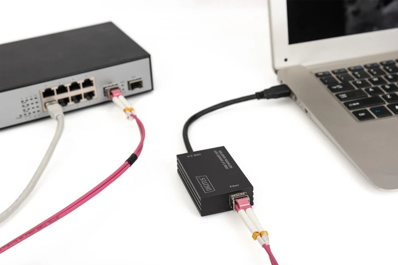Digitus adapter sieciowy usb 3.0 gigabit sfp