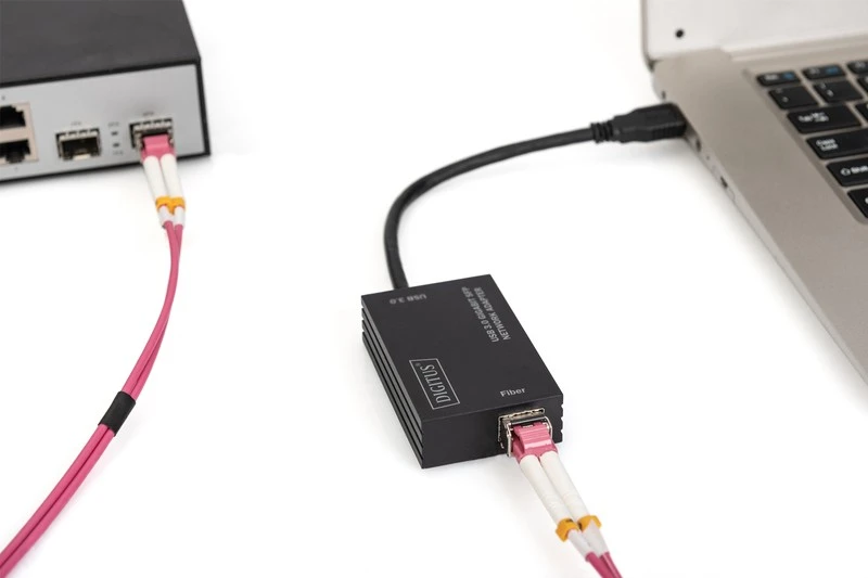 Digitus adapter sieciowy usb 3.0 gigabit sfp