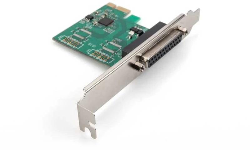 Digitus Išplėtimo plokštė (valdiklis) lpt pci express, 1xdb25, žemo profilio, lustų rinkinys: asix99100