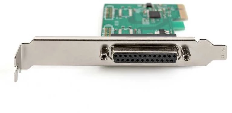 Digitus Išplėtimo plokštė (valdiklis) lpt pci express, 1xdb25, žemo profilio, lustų rinkinys: asix99100