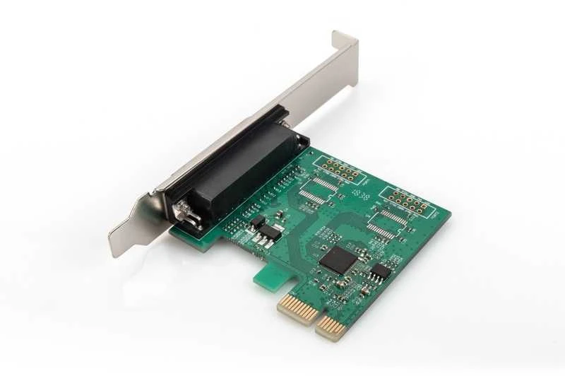 Digitus Išplėtimo plokštė (valdiklis) lpt pci express, 1xdb25, žemo profilio, lustų rinkinys: asix99100