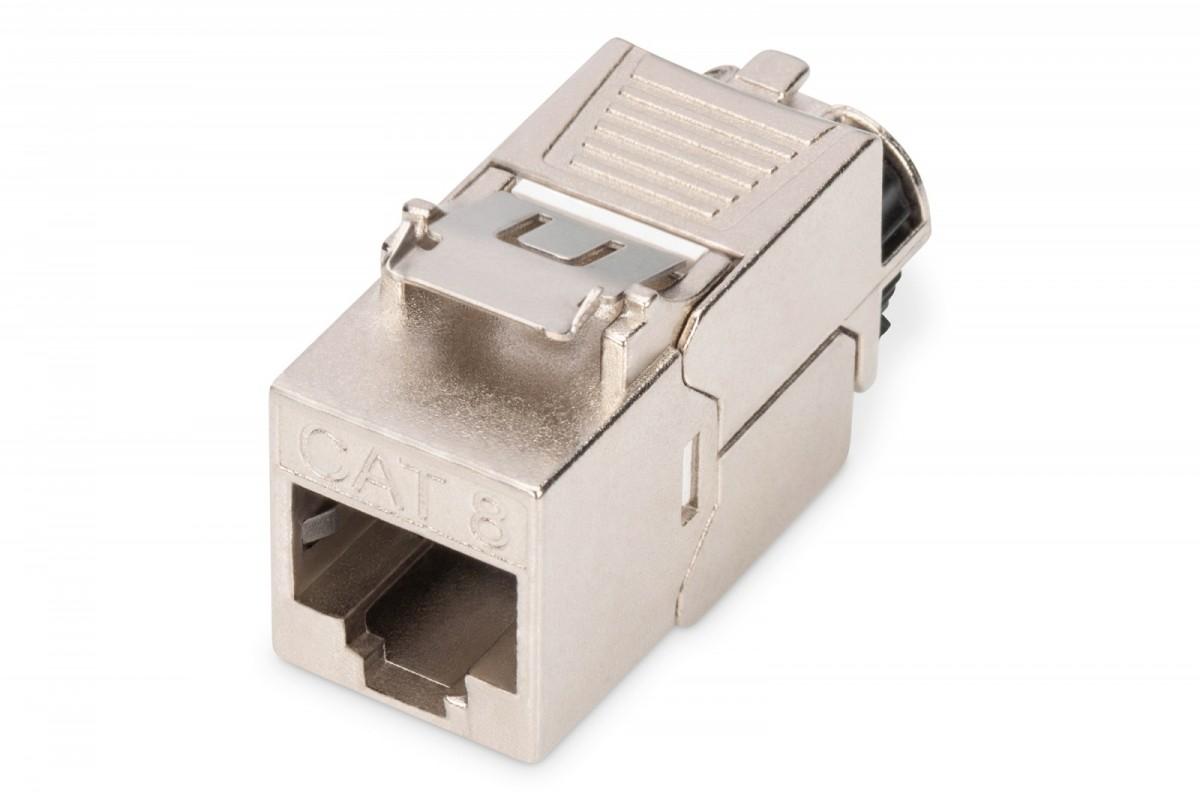 Digitus Keystone modulis rj45 (8p8c) kat. 8.1 stp, ekranuotas, be įrankių, plieno