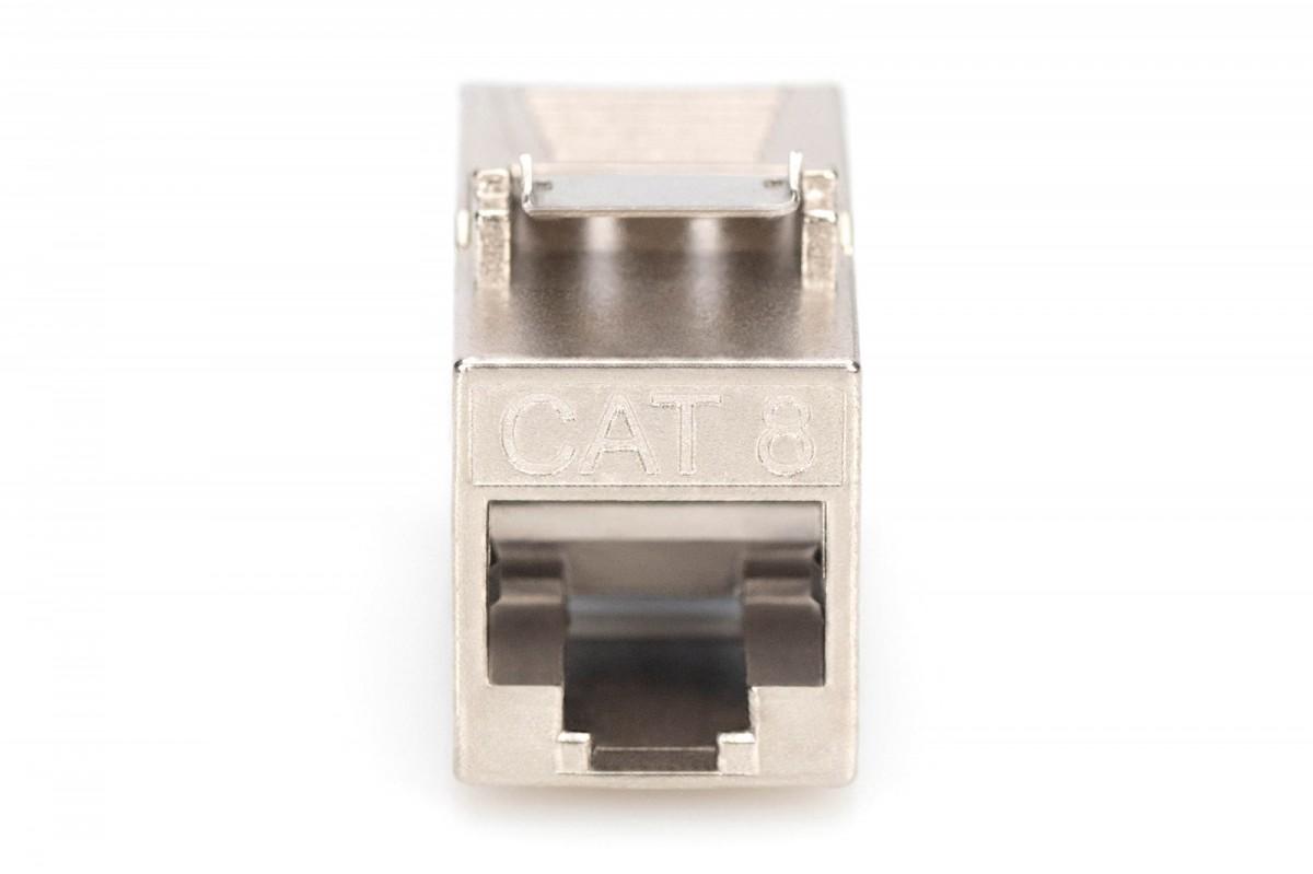 Digitus Keystone modulis rj45 (8p8c) kat. 8.1 stp, ekranuotas, be įrankių, plieno