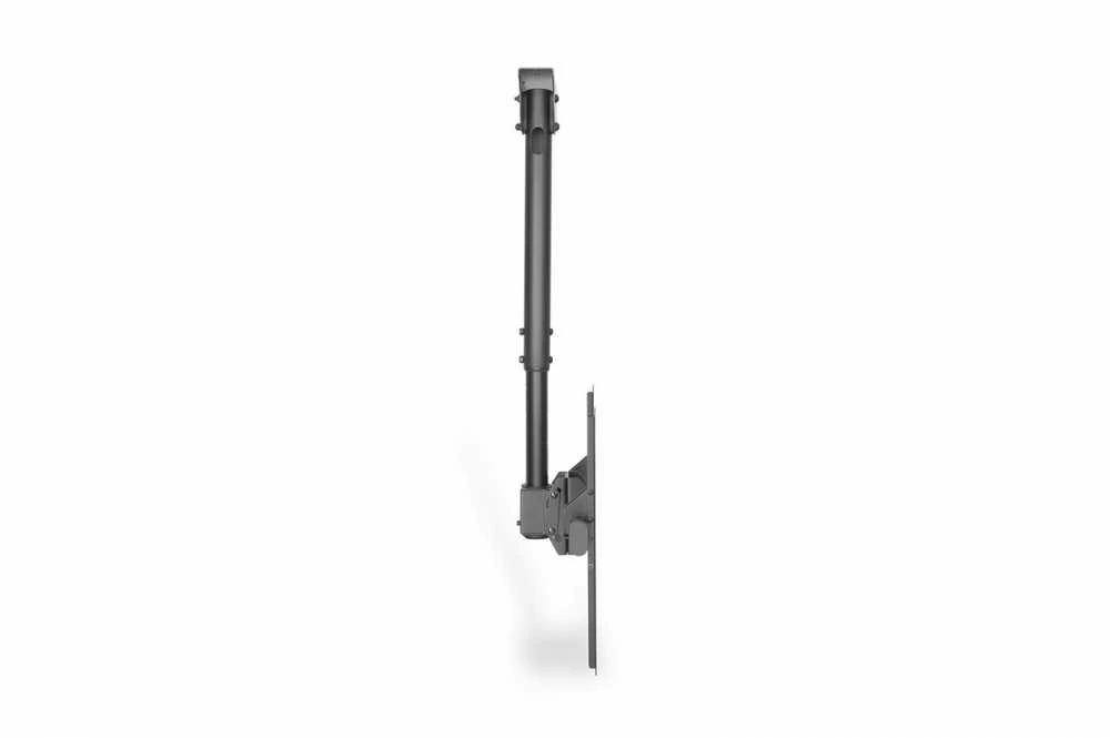 Digitus TV lubų laikiklis 37-70 colių 50kg, su teleskopiniu reguliavimu 560-910mm juodas