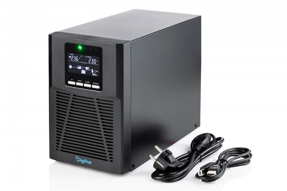 Digitus OnLine Tower UPS Module, 1000VA/1000W nepertraukiamo maitinimo resursai (UPS)