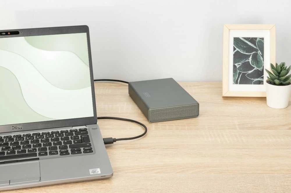„Digitus“ USB 3.0 kietojo disko korpusas, 3,5 colio, SATA, 16 TB, aliuminis | DA-71106-1