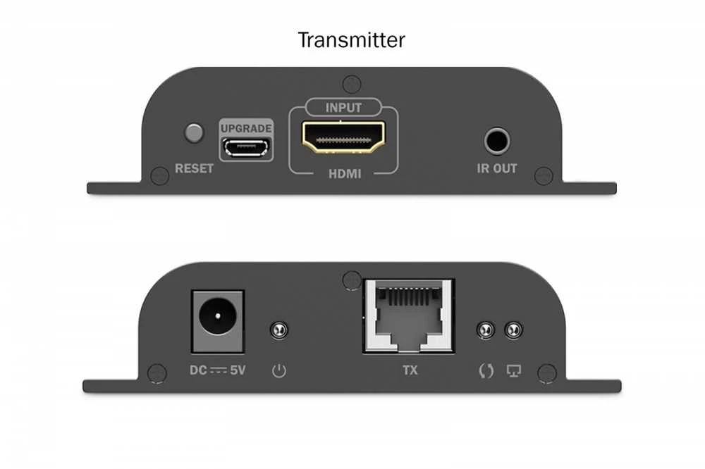 Assmann Electronic DIGITUS HDMI IP ilgintuvo rinkinys 4K/60Hz 120/200 m „One-to-Many“ CAT Juodas