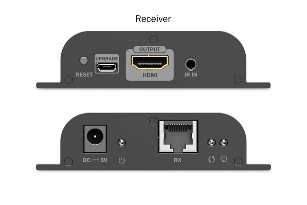 Digitus Ilgintuvas (ilgintuvas) per susuktą porą cat.6 HDMI 4k/60hz per IP 1g arba iki 120m/200m, maks. 253 imtuvai, IR valdymo rinkinys (imtuvas/siųstuvas)