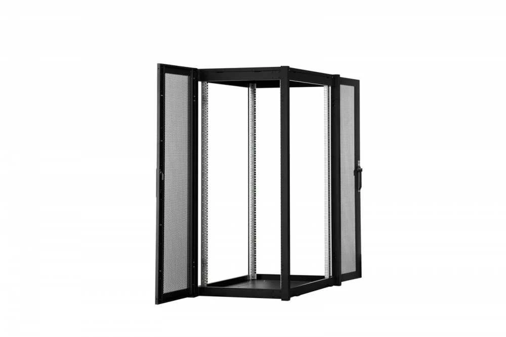 Digitus Spintelė Hyperice Tinklinė spintelė stovi Hyper Pro 19" 26U stelažas 600x1000, priekinės durys perforuotos, juoda, 1000kg