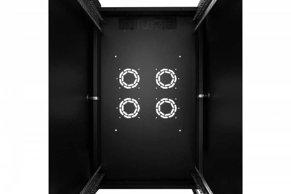 Digitus Spintelė Hyperice Tinklinė spintelė stovi Hyper Pro 19" 26U stelažas 600x1000, priekinės durys perforuotos, juoda, 1000kg