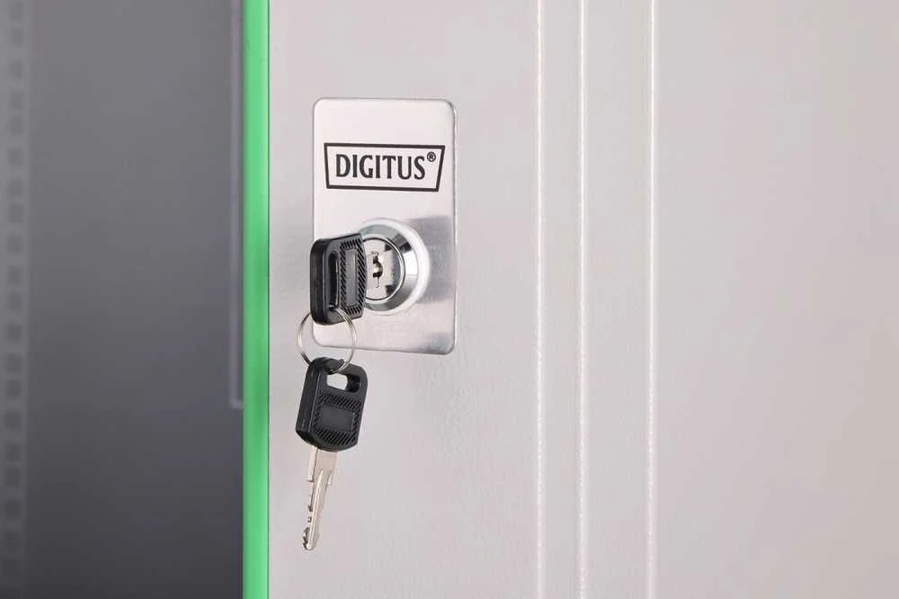 Digitus DN-37110 lentyna 12U Sieninis stovas Šviesiai Žalia