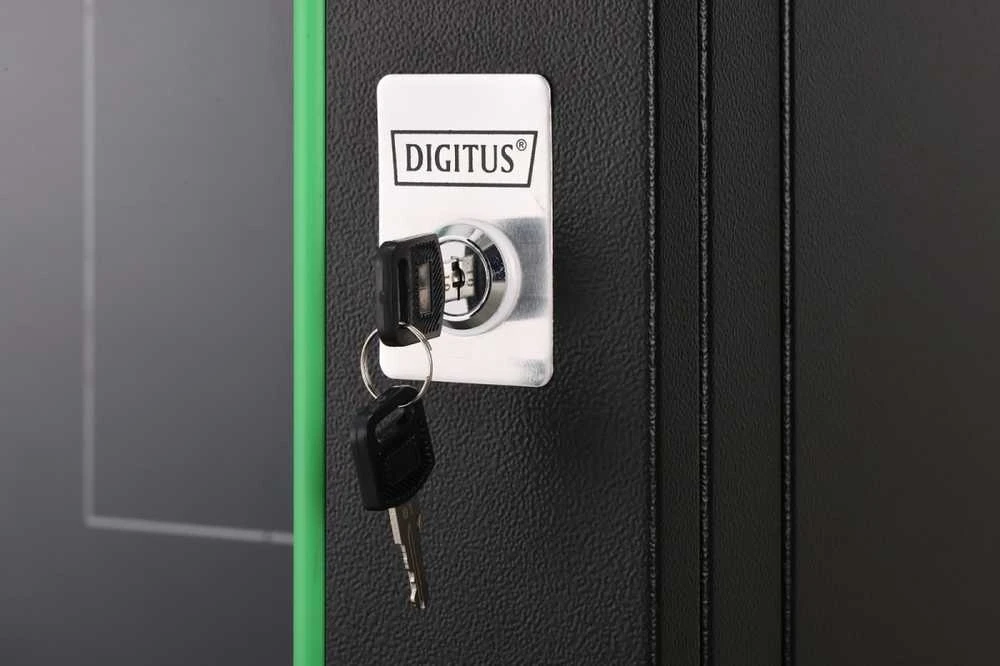 Digitus DN-37109 lentyna 12U Sieninis stovas Juoda
