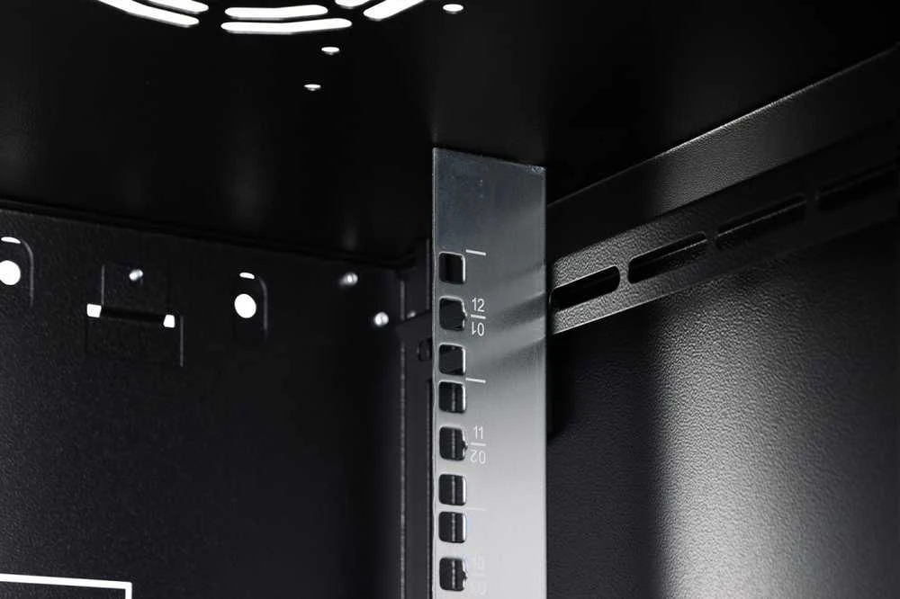 Digitus DN-37111 lentyna 12U Sieninis stovas Juoda