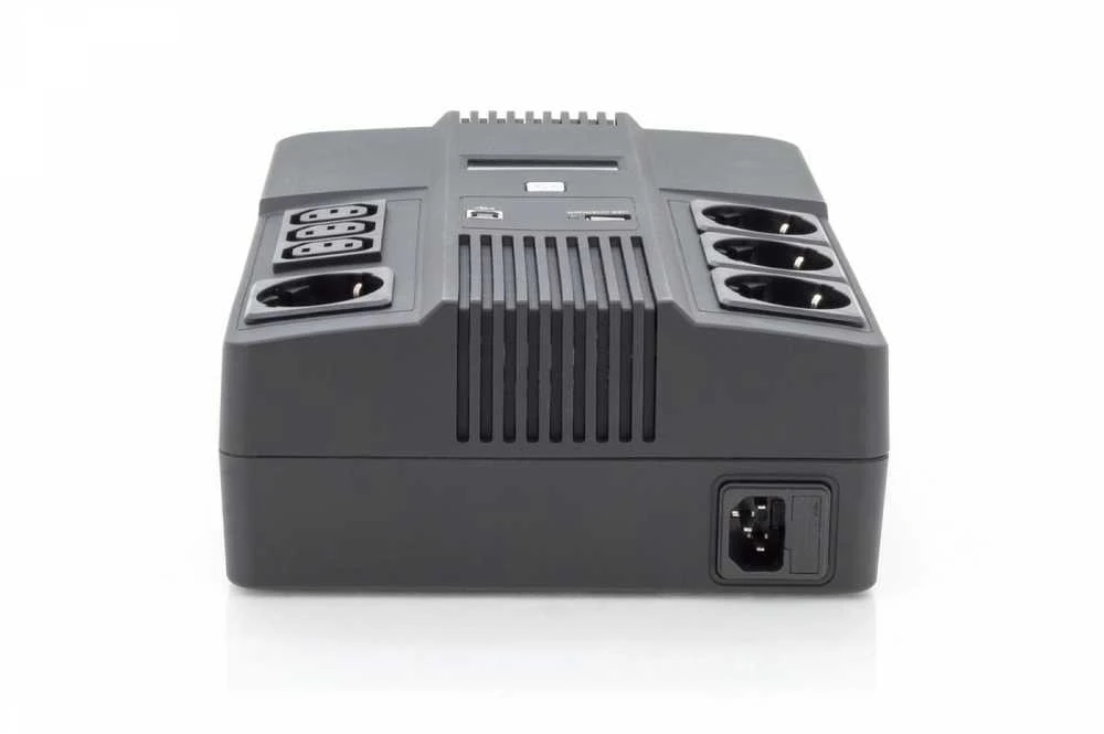 Digitus Ups ups line-interactive 600va/360wavr 4xschuko 3xiec c13 1xusb a 1x usb b rj45
