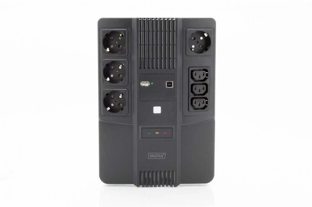 Digitus Ups ups line-interactive 600va/360wavr 4xschuko 3xiec c13 1xusb a 1x usb b rj45