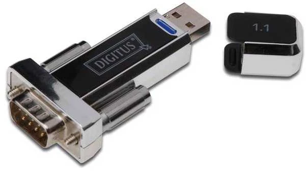 Assmann Electronic Assmann elektroninis DIGITUS keitiklis USB1.1 į serijinį įsk. USB A/M USB A/F laidas 80cm