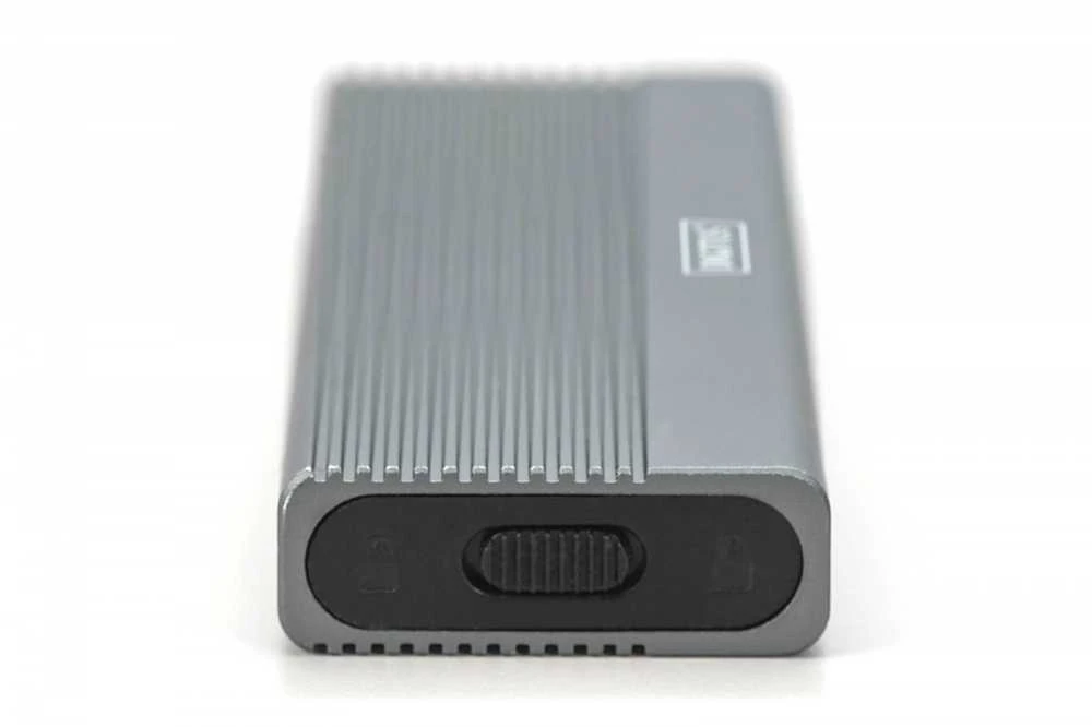Digitus USB 3.1 tipo c korpusas m.2 sata 6gbps ssd diskui, aliuminis, be įrankių