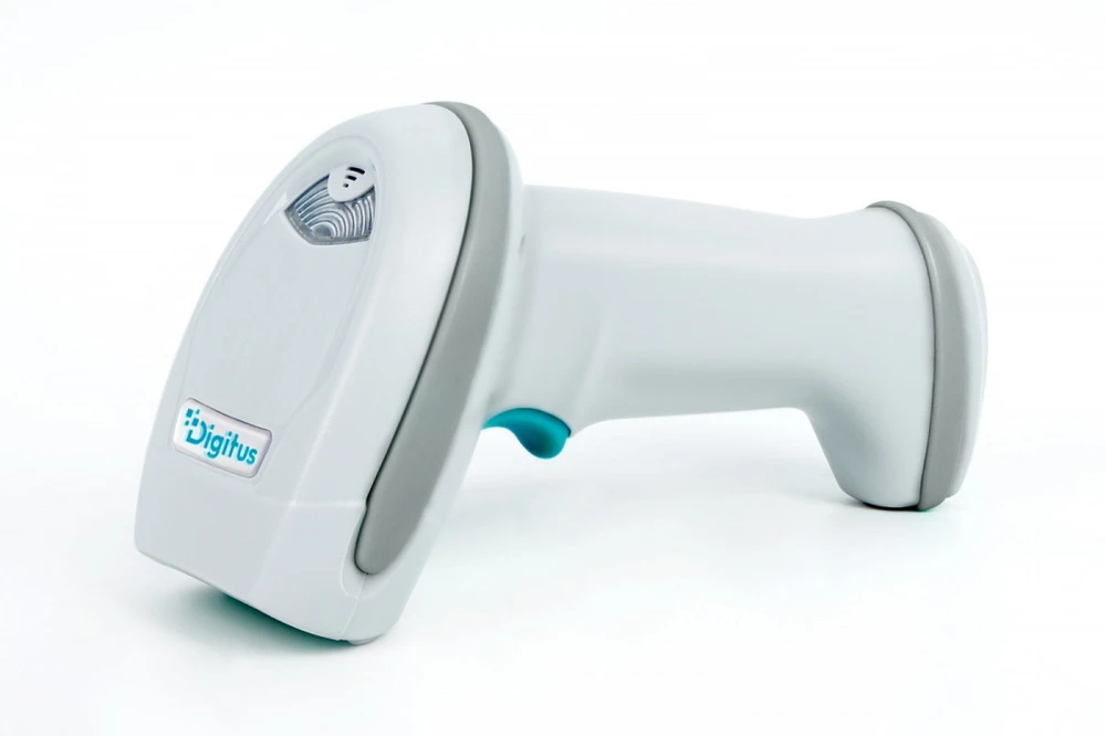 Skaitytuvas kodów kreskowych Digitus Advanced Barcode Scanner Corded 1D/2D 2m/s 1280x1024 IP52 (DA-81006)