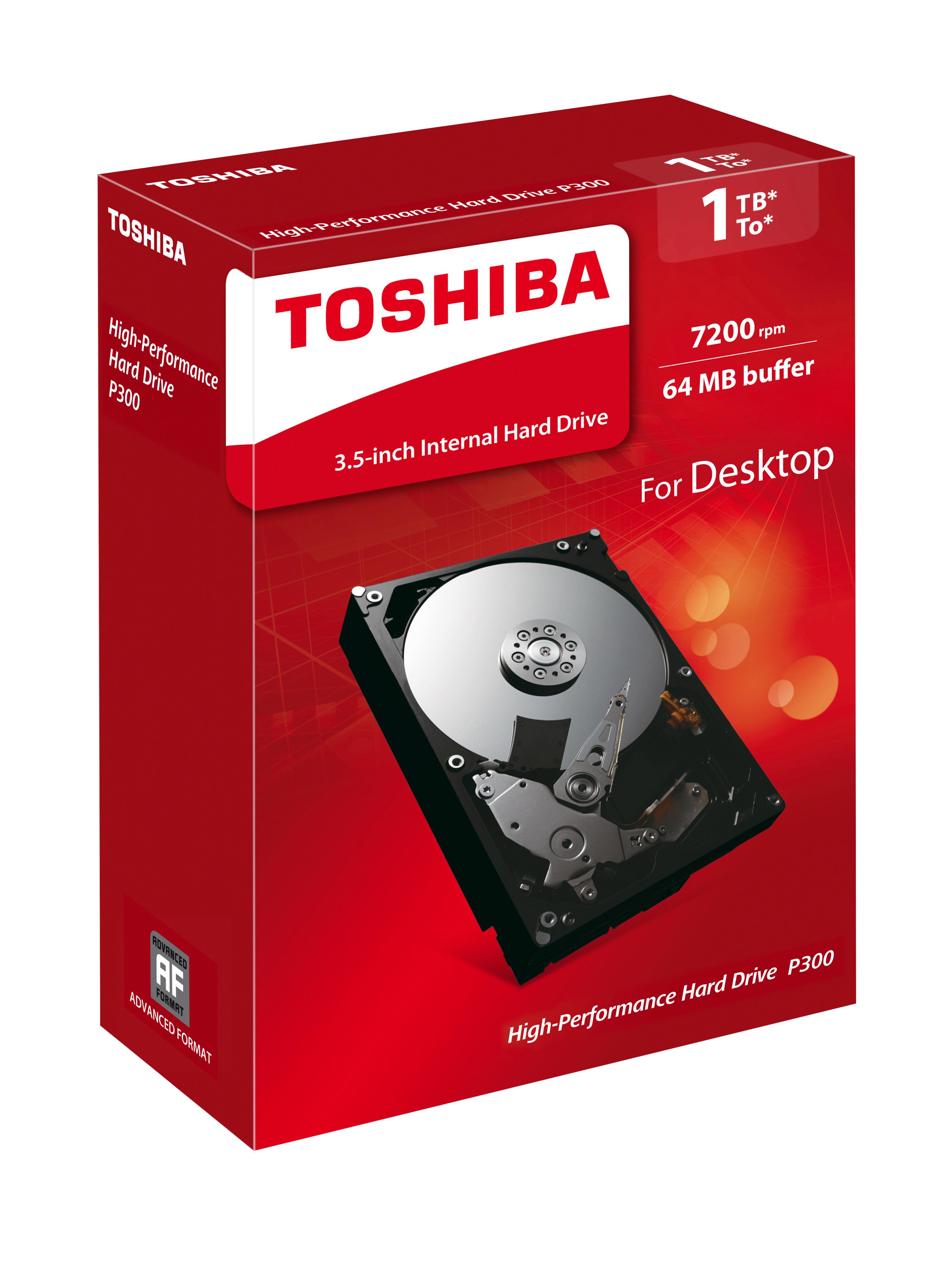 TOSHIBA P300 2TB SATA 3,5 colio PC HDD BULK