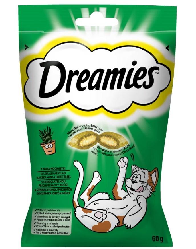 DREAMIES with a Catnip cat treats 60 g, modelis DLKDRSPRZ0007, žema kaina Varle.lt