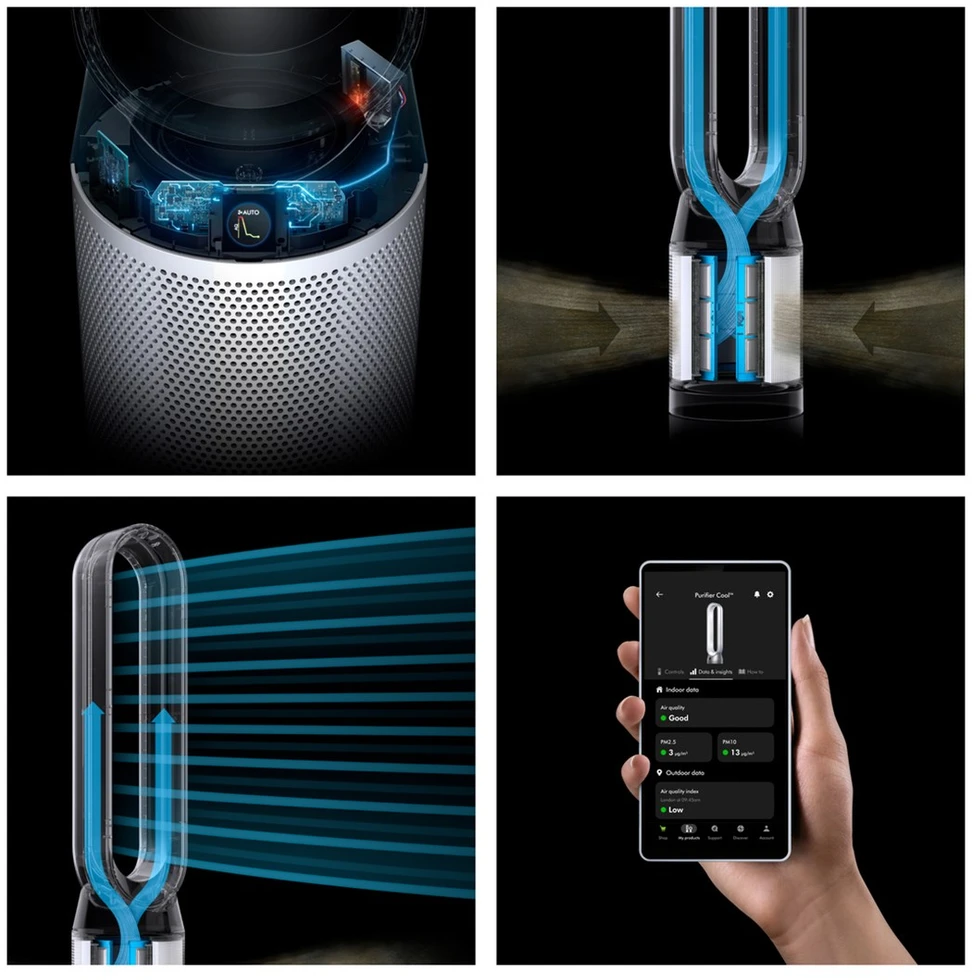 DYSON Purifier Cool PC1 (TP11) oro valytuvas, ventiliatorius