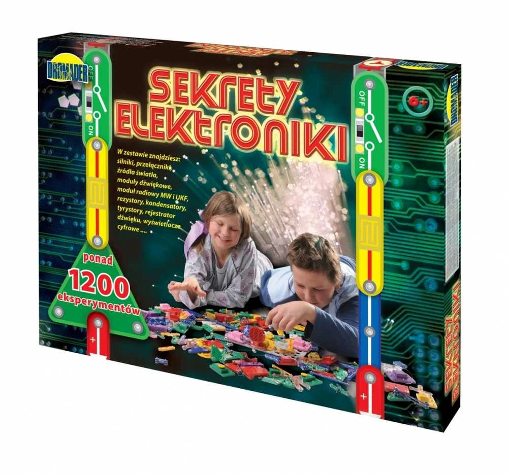 Mokomasis rinkinys – Elektronikos paslaptys – daugiau nei 1 200 eksperimentų – Dromader 85953