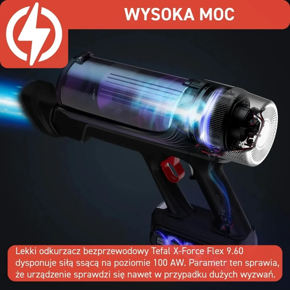 Belaidis dulkių siurblys Tefal X-Force Flex 9.60 Allergy (TY2039WO)