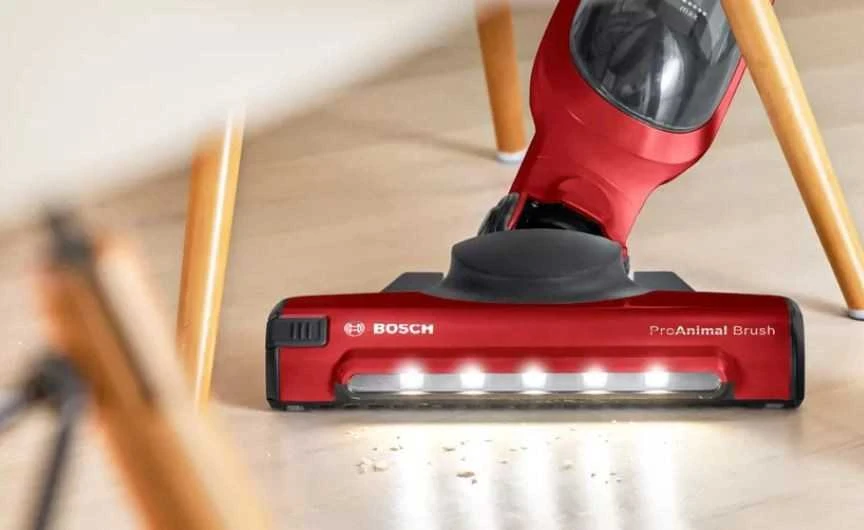 Įkraunamasis dulkių siurblys Bosch Serija 4 BBH3ZOO28, Raudonos spalvos