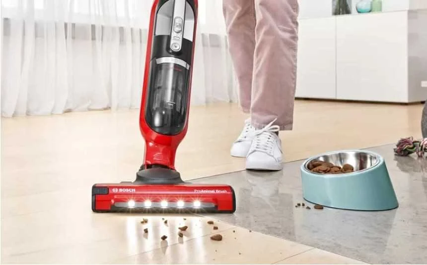 Įkraunamasis dulkių siurblys Bosch Serija 4 BBH3ZOO28, Raudonos spalvos