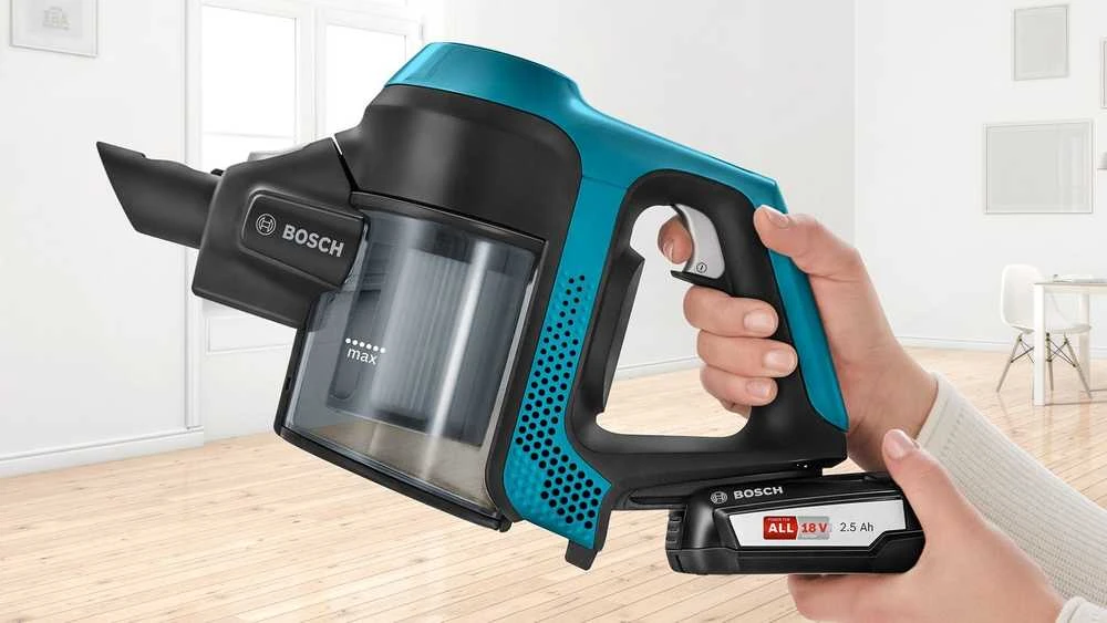 Įkraunamasis dulkių siurblys Bosch Serija 6 BBS611LAG, Mėlynos spalvos