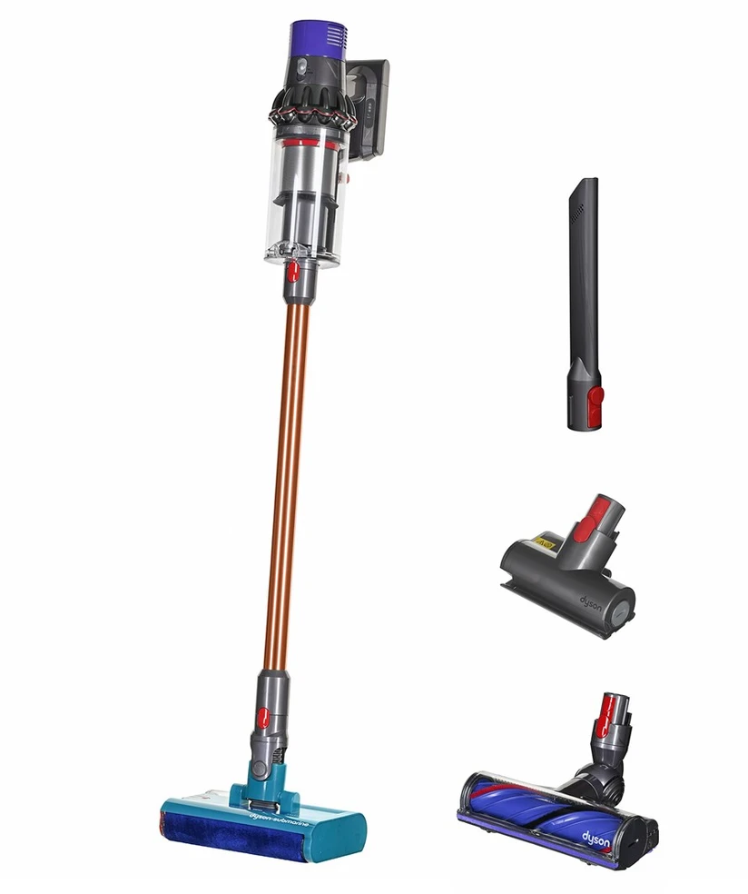 Dyson V10 Submarine 2-in-1 Laidinė Dulkių Siurblys Baterijomis Sausas & Šlapias Be Maišelio 0.76 L Varis, Pilkas