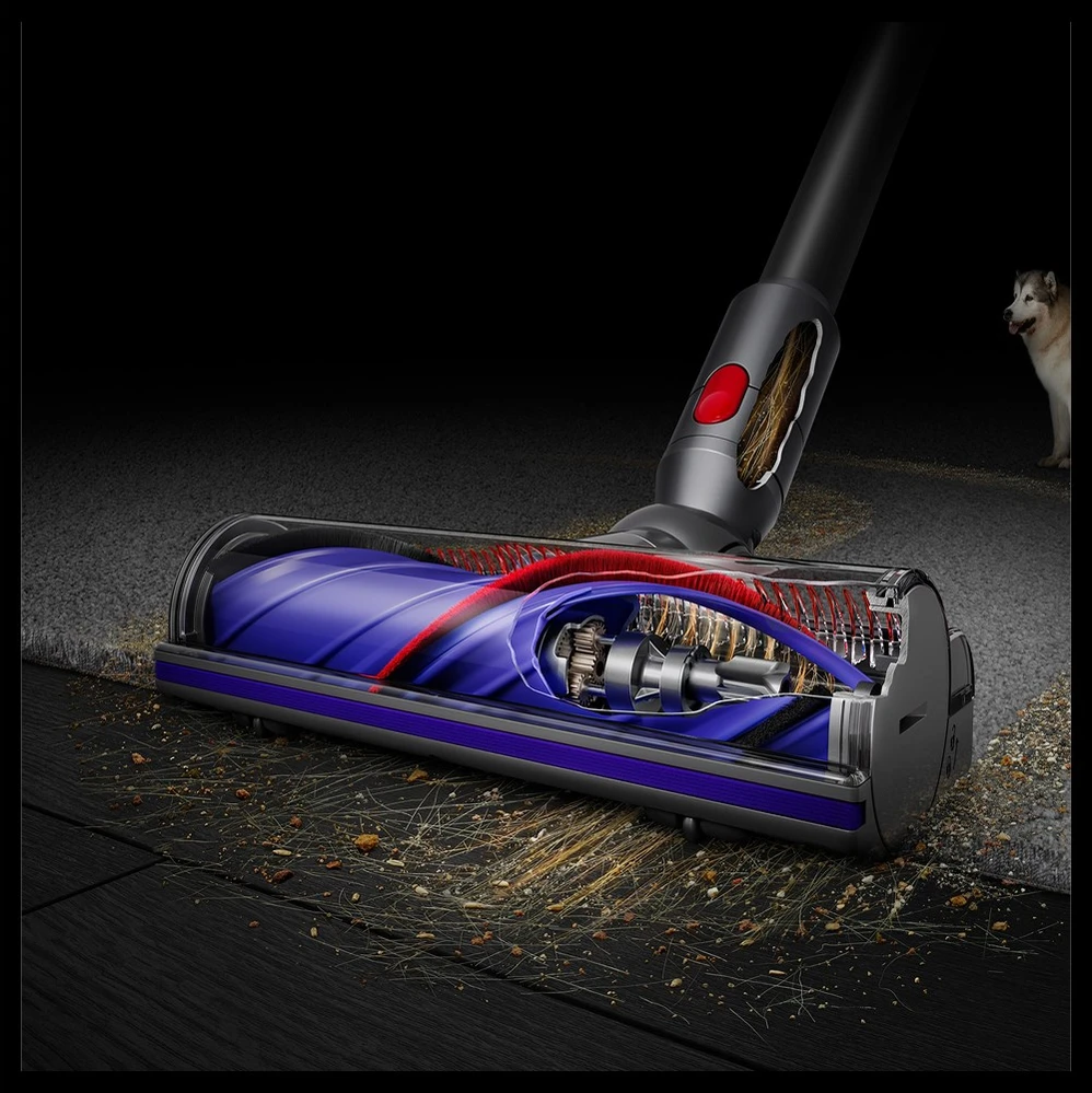 Dyson V10 Submarine 2-in-1 Laidinė Dulkių Siurblys Baterijomis Sausas & Šlapias Be Maišelio 0.76 L Varis, Pilkas