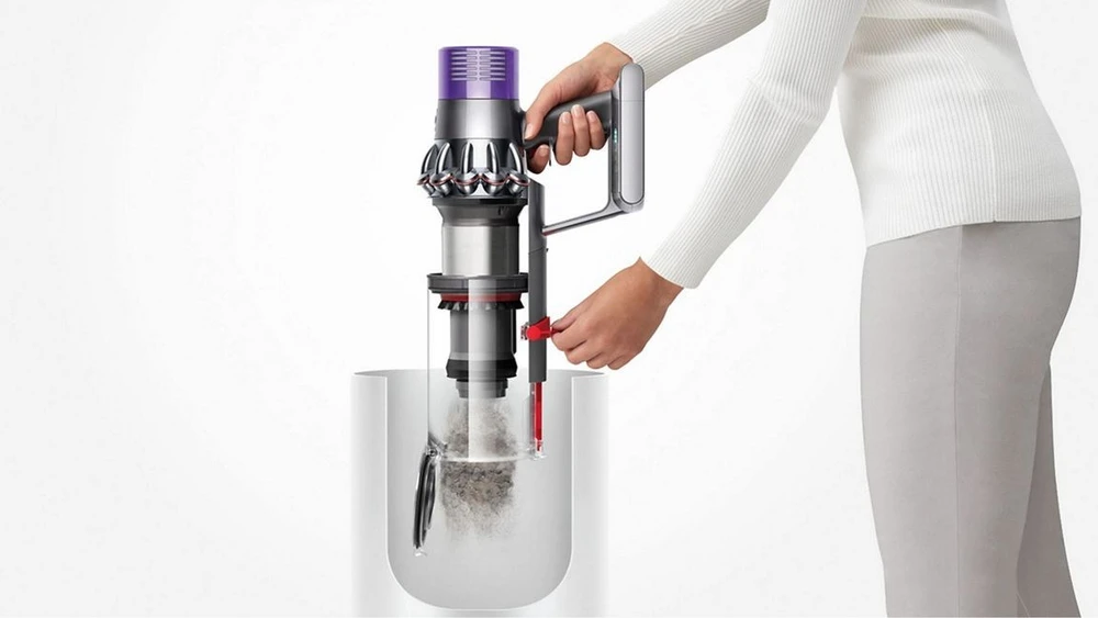 Dyson V10 Submarine 2-in-1 Laidinė Dulkių Siurblys Baterijomis Sausas & Šlapias Be Maišelio 0.76 L Varis, Pilkas