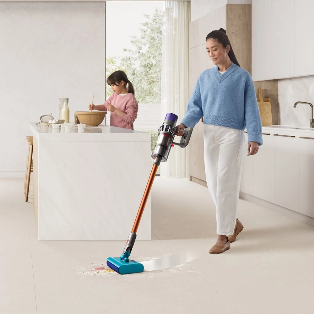 Dyson V10 Submarine 2-in-1 Laidinė Dulkių Siurblys Baterijomis Sausas & Šlapias Be Maišelio 0.76 L Varis, Pilkas