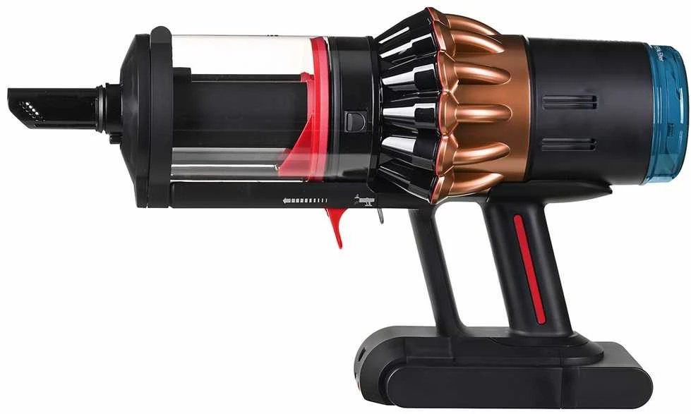 Drėgno ir sauso valymo belaidis dulkių siurblys Dyson „V16 Piston Animal Submarine“, vario/juodos matinės spalvos