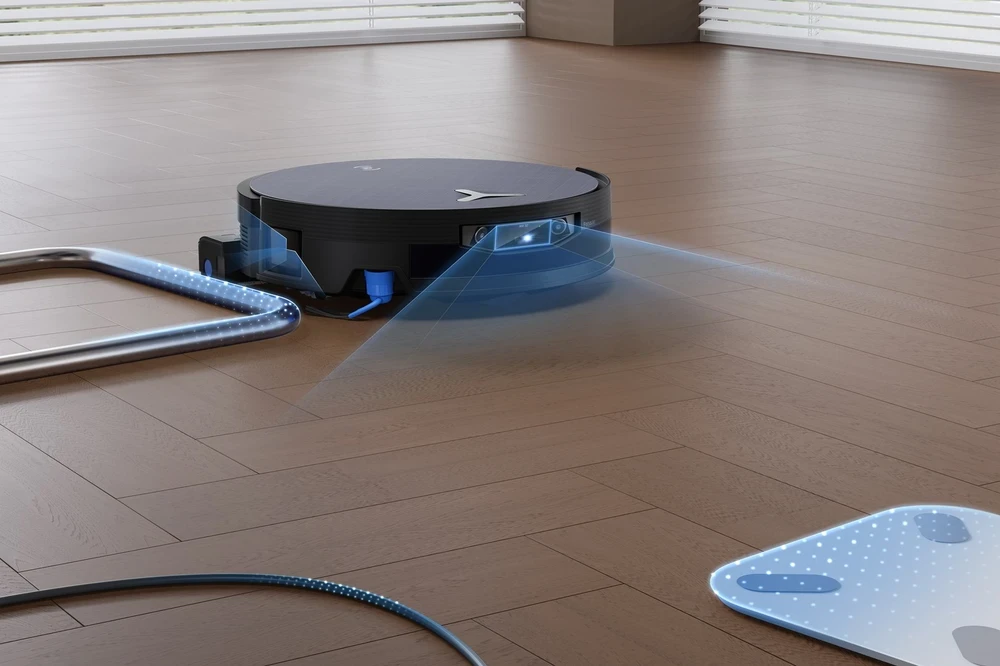 Dulkių siurblys-robotas ECOVACS DEEBOT X12 OmniCyclone, Juodas
