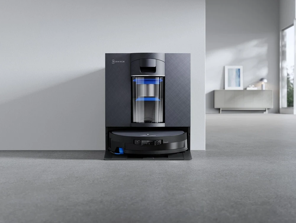 Dulkių siurblys-robotas ECOVACS DEEBOT X12 OmniCyclone, Juodas