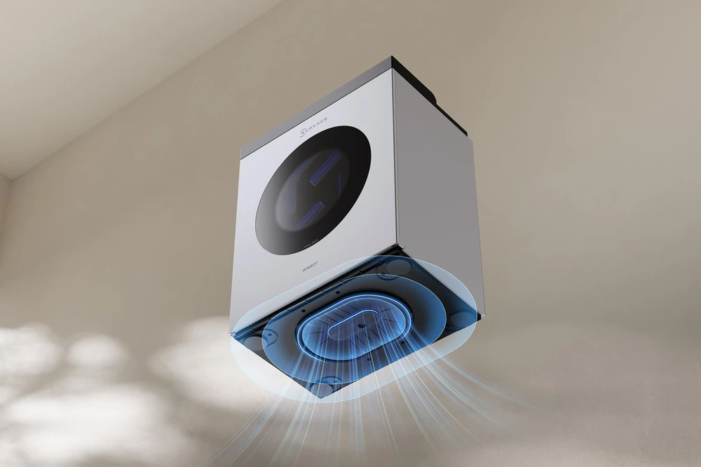 Langų valymo robotas Ecovacs WINBOT W3 OMNI, Baltas/sidabrinis